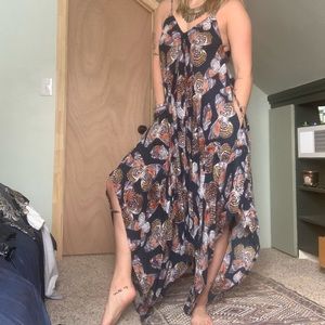 SOLD World Market Butterfly Flowy Jumpsuit